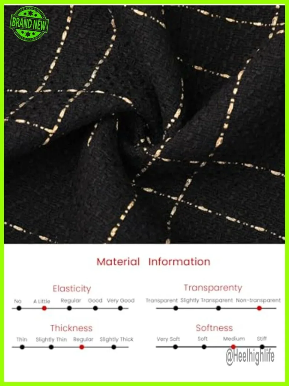 Womens Collarless Blazer Plaid Button Front Crop Tweed Jacket